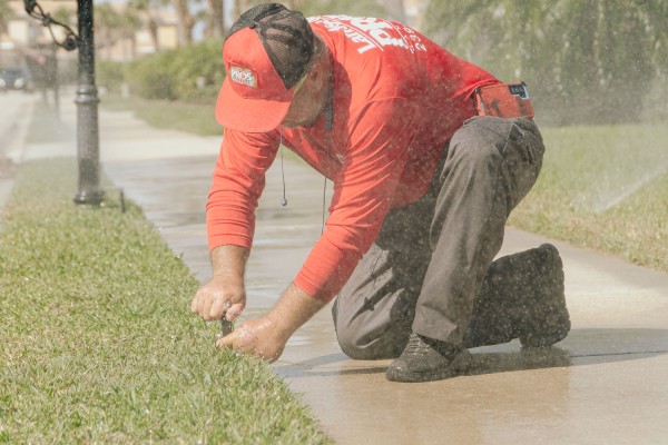 Professional irrigation repair service